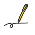 Teksten schrijven met een pen